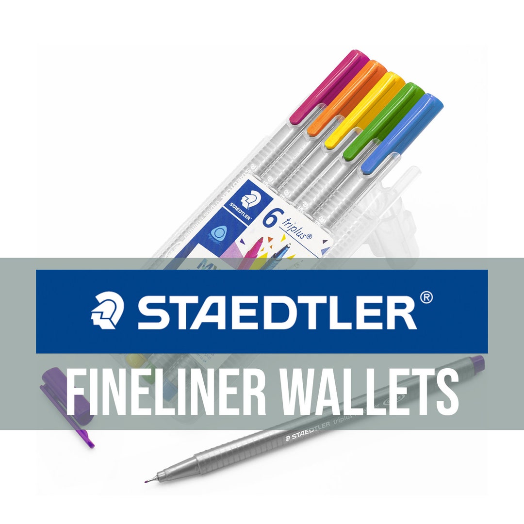 Staedtler Triplus Fineliners Various Packs Gift Sets of 6 Fine Line Pens  Tropical, Office, Blossom, Sepia, Ocean, Teacher Stationery -  Denmark