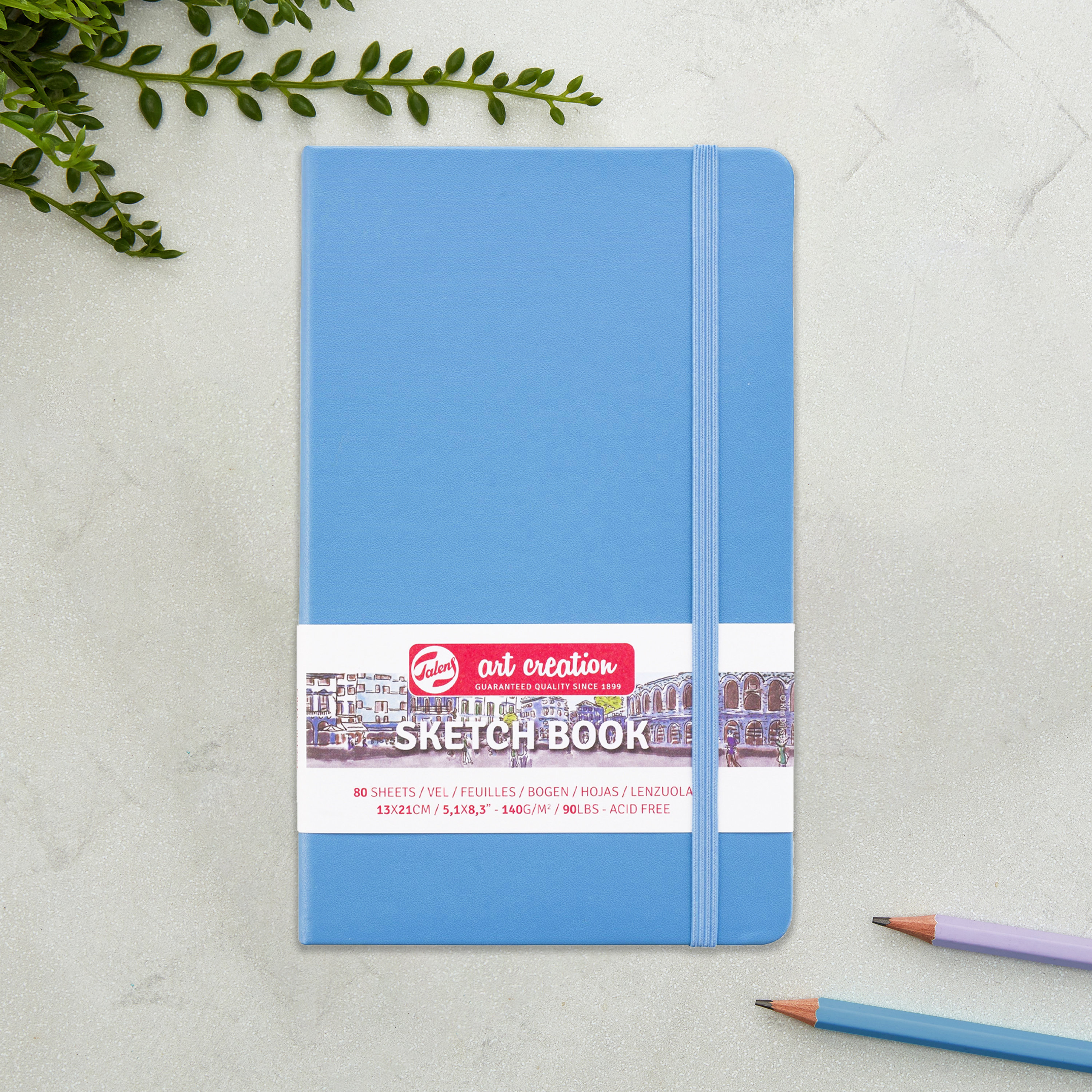 Royal Talens Art Creation Hardback Sketchbook 80 Sheets 13x21cm A5 Light  Blue Drawing Sketching Drafting Blank Book Art Supplies -  Denmark