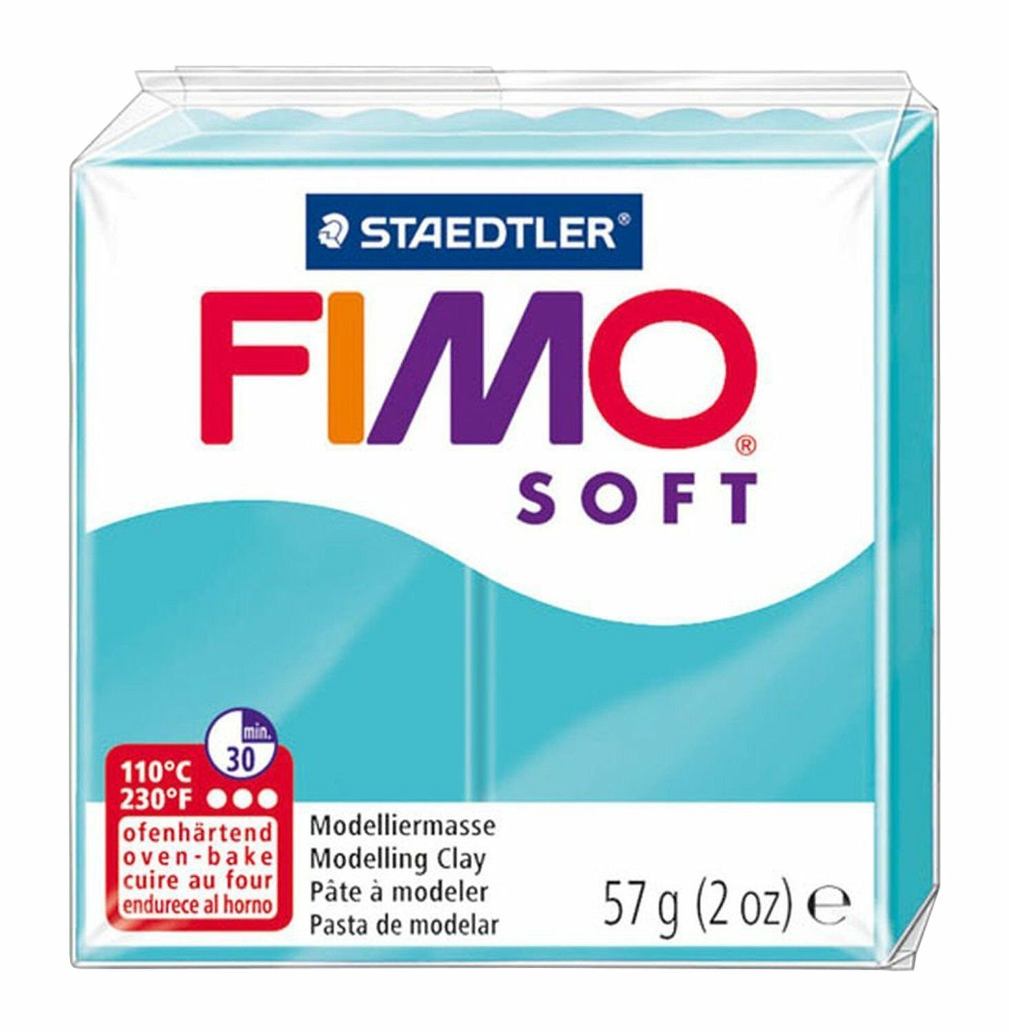 Ocean Colours FIMO Soft Polymer Oven Modelling Clay 57g Set of 4 