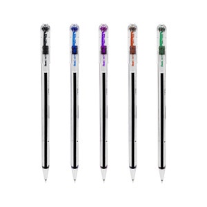 Ballpoint Pen | Pentel Superb Ball Point Pen BK77 | 0.7mm | 5 Assorted Colours | Nib Tip 0.25mm | Stationery Work Office School College