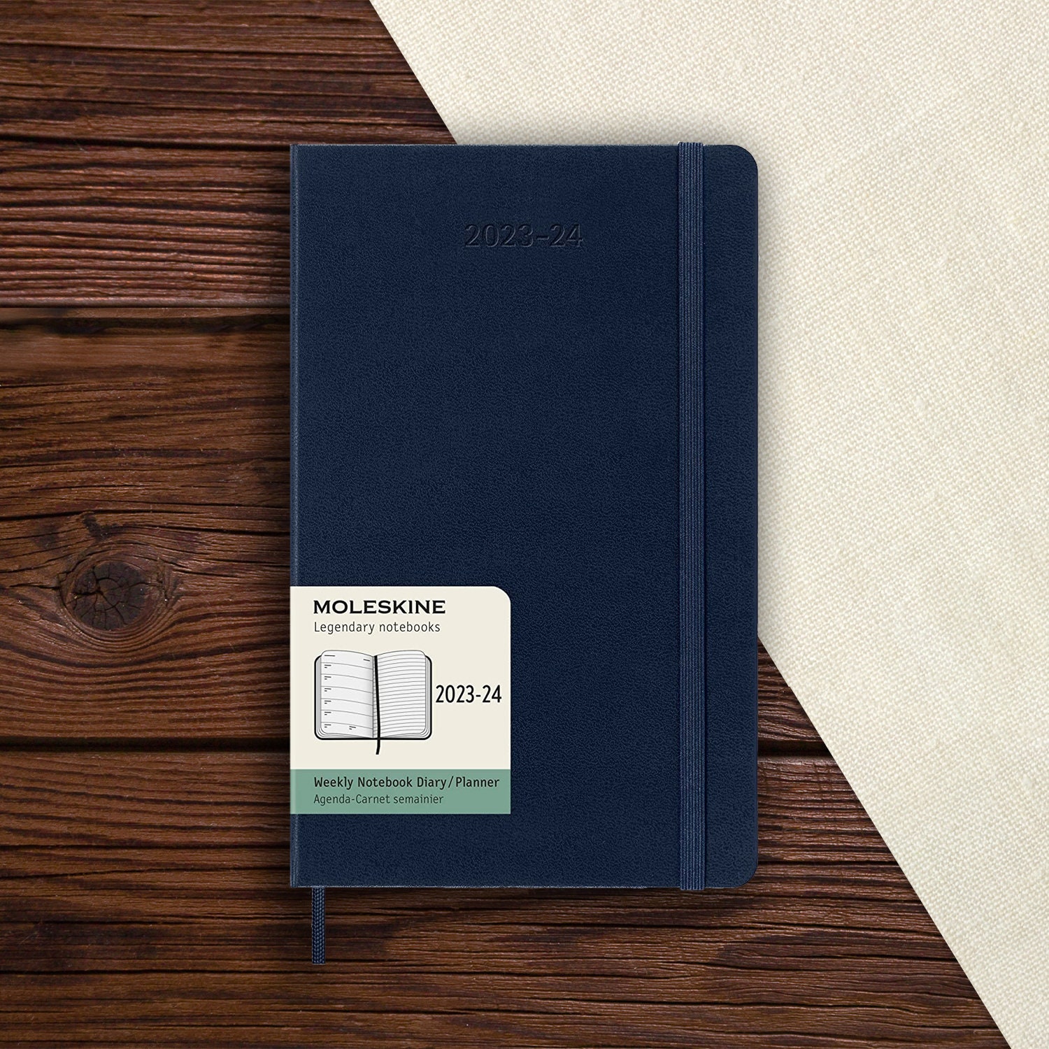 MOLESKINE Calendrier Semainier 2024 MOLESKINE 12 MOIS PAR SEMAINE