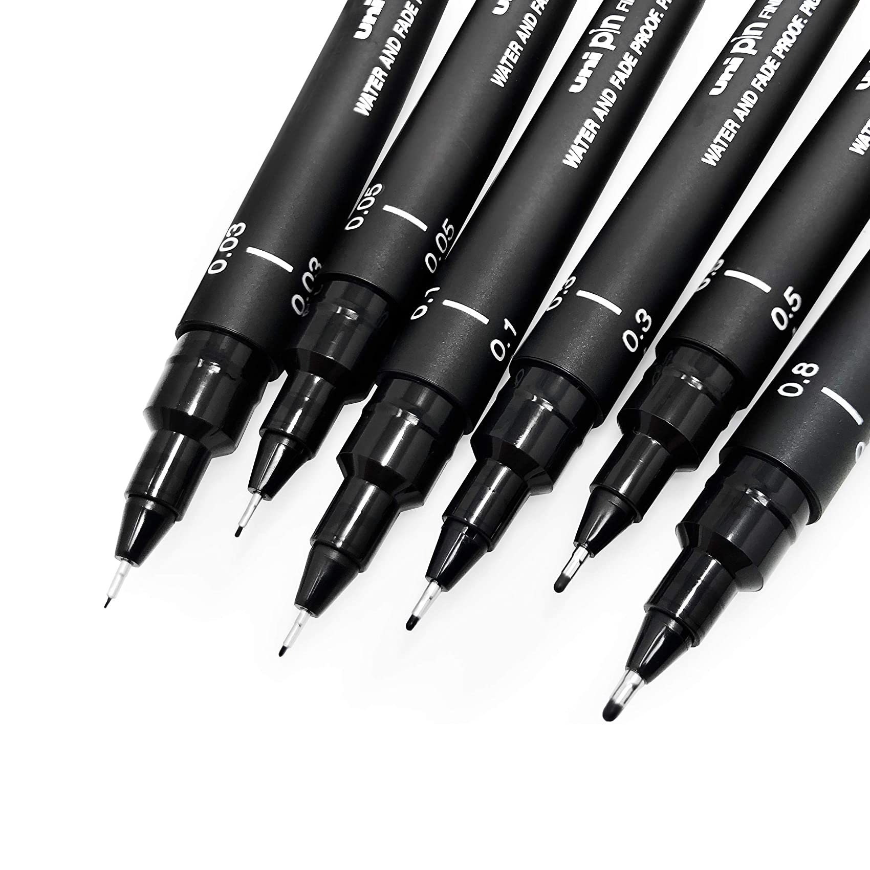 STA Pigment Fine Liner Pen Graphic & Brush Pen Black Fineliner Marker 