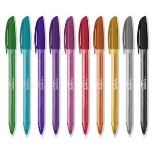 Glitter Gel Pens Aen Art 24 Colours Gel Pen Set, Coloured Fine