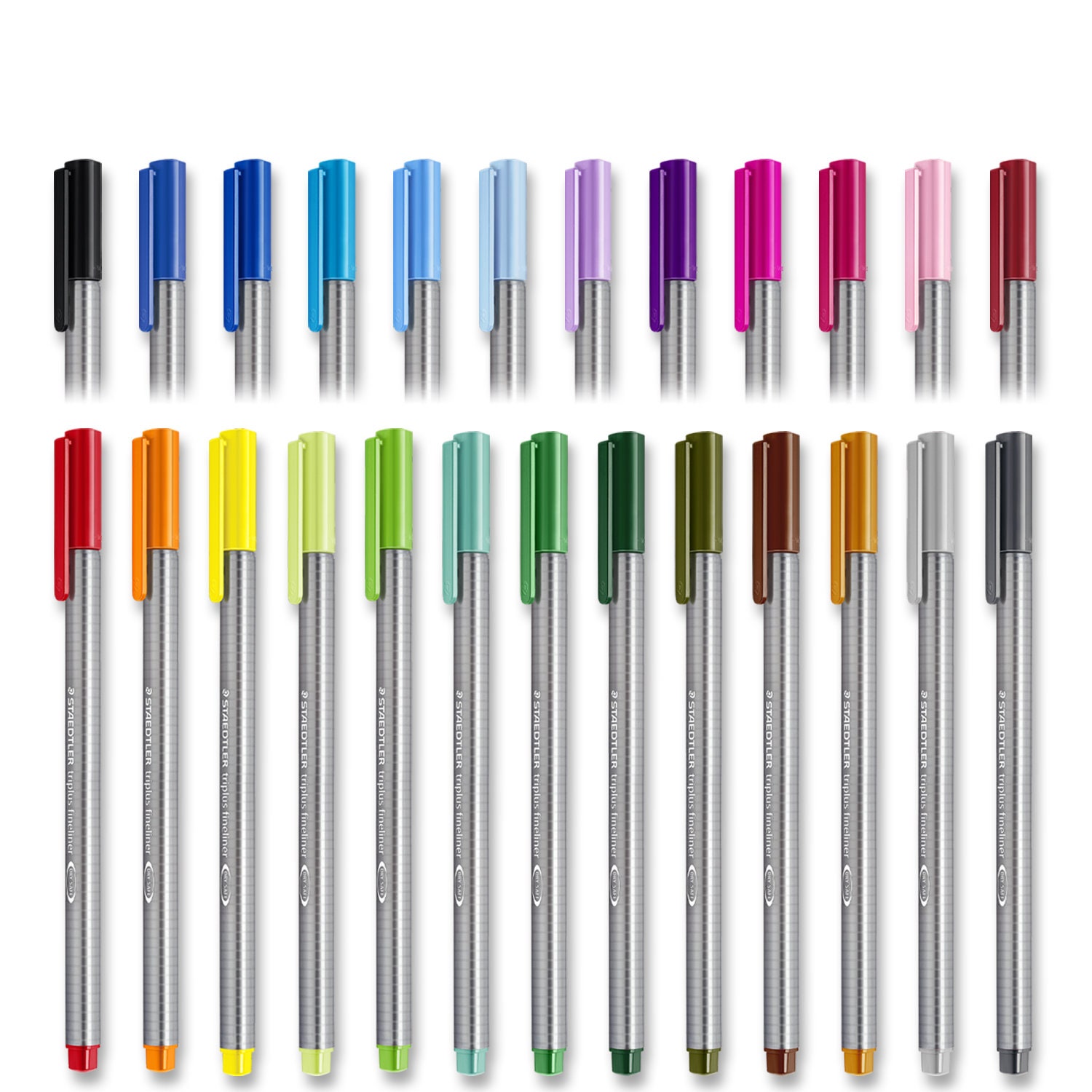 Triplus Fineliner Staedtler 334 25 Assorted Colours Superfine 0.3mm Various  Pack Sizes Writing Drawing Sketching Vibrant Bright 