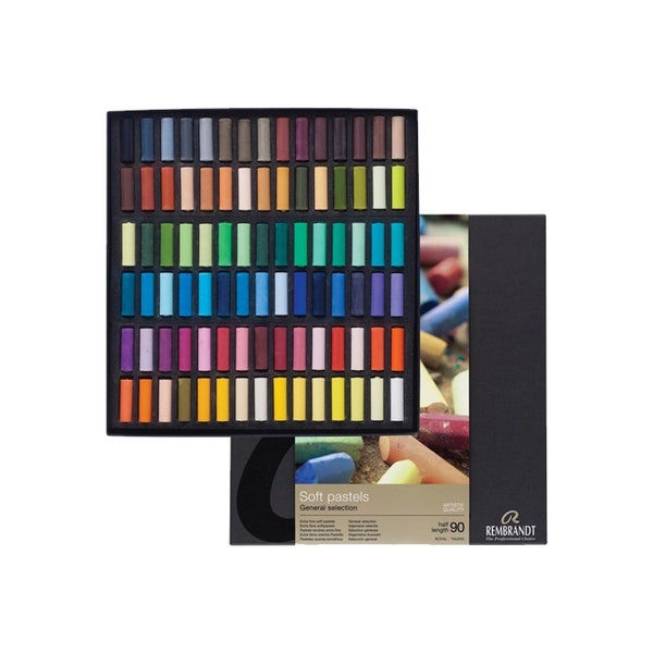 Soft Half Pastels Royal Talens Rembrandt General Selection Box Various Sizes Available | 15/30/60/90 | Premium Quality | Assorted Colours