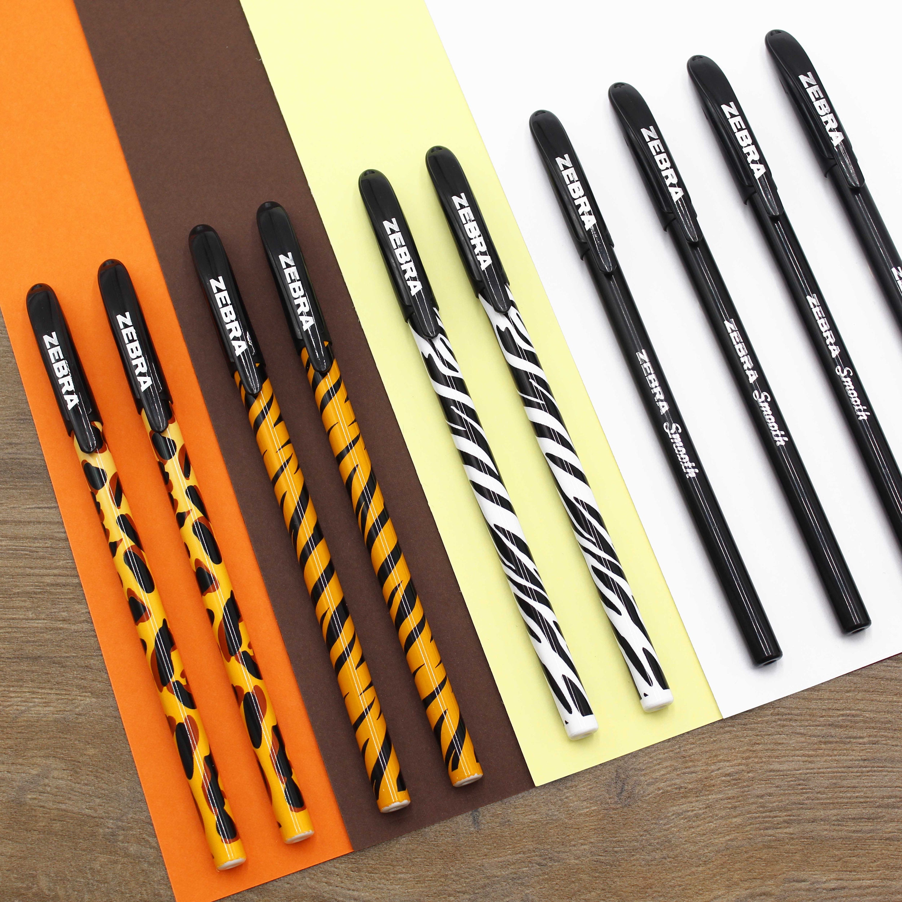 Zebra Doodler'z Gel Pen | Stick | Bold 1 mm | Assorted Ink and Barrel Colors | 10/Pack