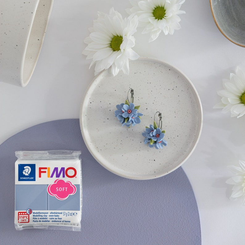 FIMO Effect Polymer Oven Modelling Clay 37 Colours Oven Bake Moulding Clay DIY Arts and Crafts 57g Blocks imagem 4