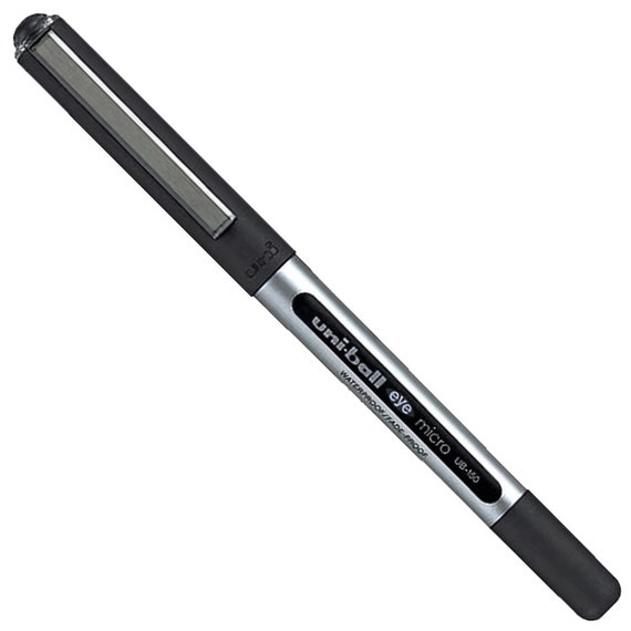 Uni-ball 0.5 Mm Nib UB-150 Eye Micro Rollerball Pen Black pack of 12 
