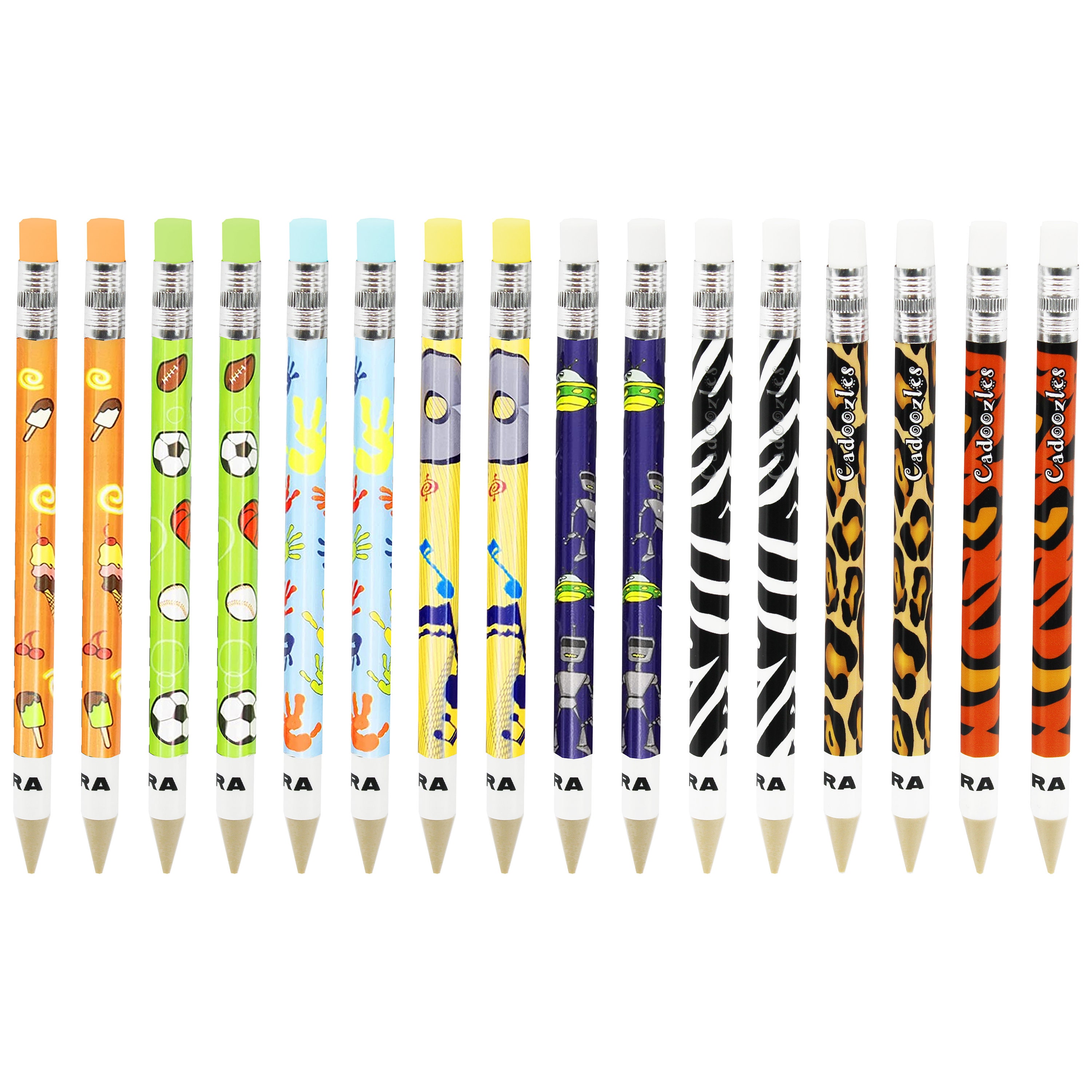 Caramel & Cie - Double pencil case Cool Ride - Little Zebra
