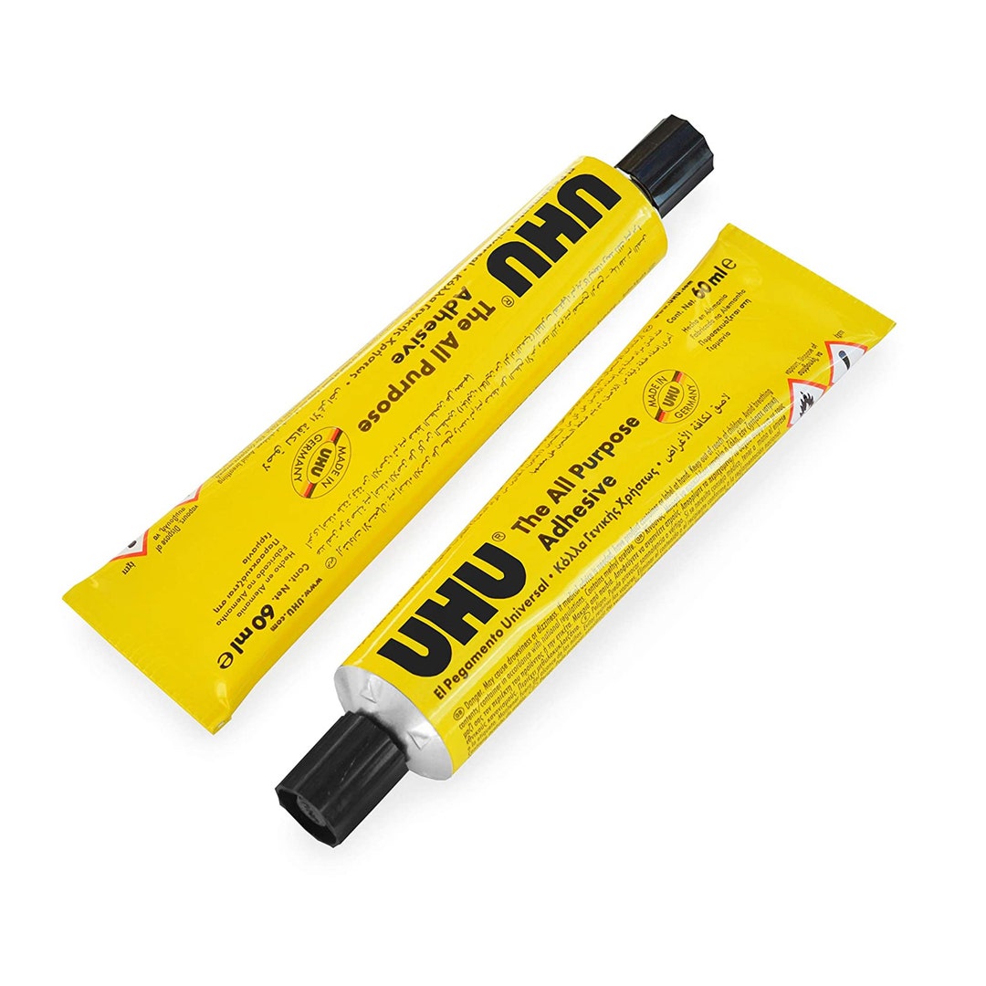 UHU All Purpose Adhesive Glue 60ml Pack of 2 Tubes Etsy UK