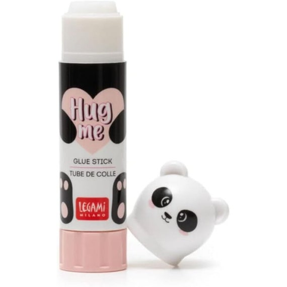 Legami Panda 'hug Me' Glue Stick 8.5cm Water Based Toxic Free Long