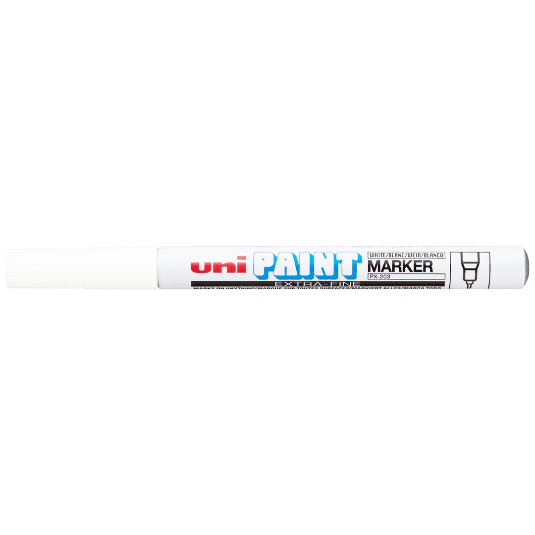 Uniball Paint Marker Pen Extra Fine White Etsy