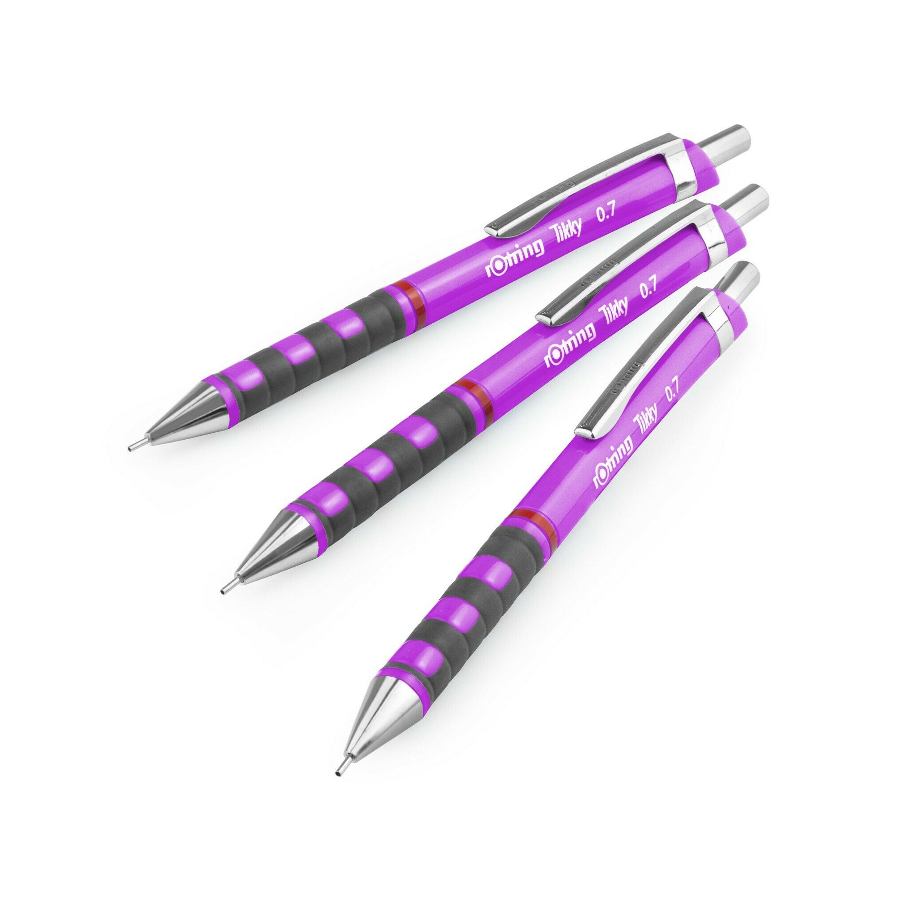 Rotring Tikky Mechanical Pencil 0.7mm HB Purple Pack of Etsy UK