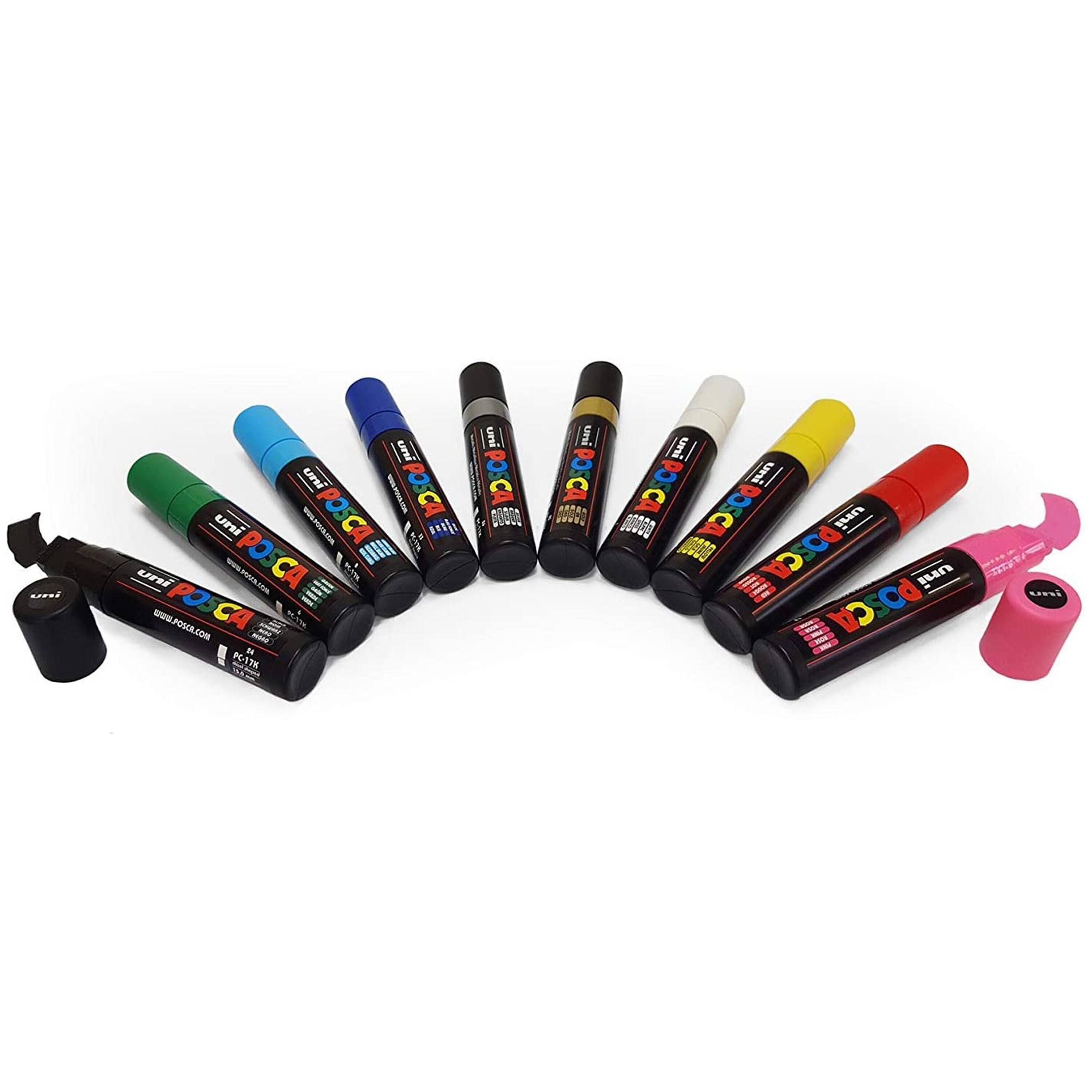 Uni Posca PC17K Paint Marker Art Glass Metal Pen XXL Chisel Etsy