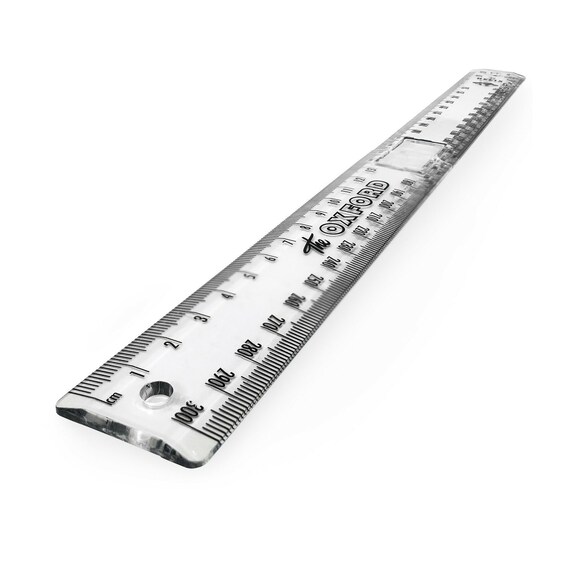 Clear Plastic Ruler - 12/30cm