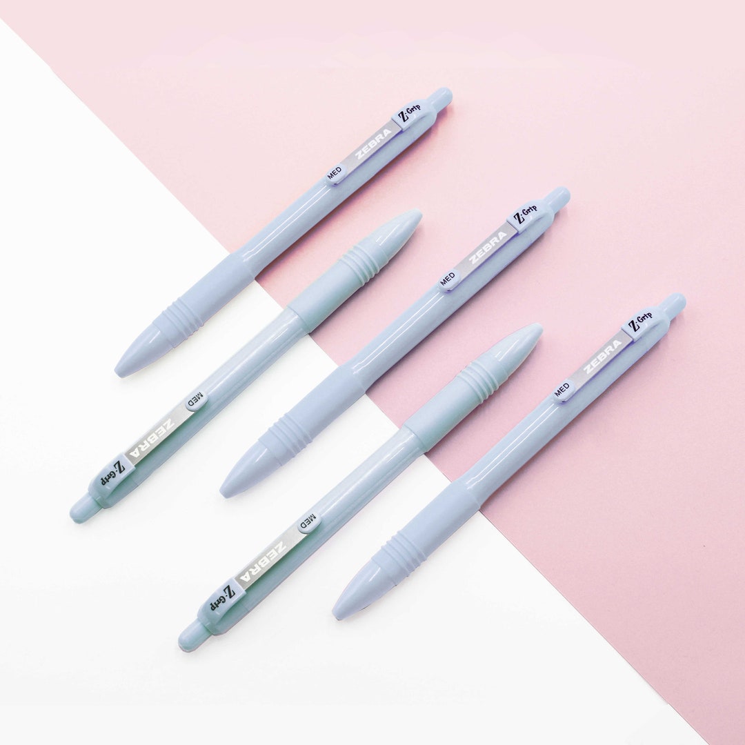 Zebra Z-Grip Mini Kugelschreiber 12er Pack - 1,0mm Blaue Tinte