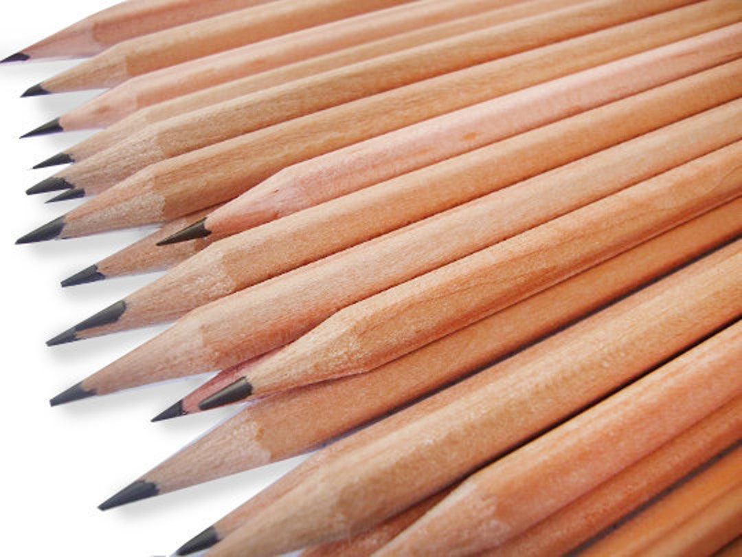 36 X Plain Boxed HB Pencils Unbranded Natural Wood Finish 