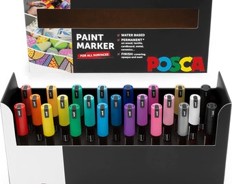 Buy POSCA Desk Set Art Paint Marker Pens Various Colours Christmas Gift Art  Sets Drawing, Canvas, Metal, Terracotta, Paper, Wood Markers Online in  India 