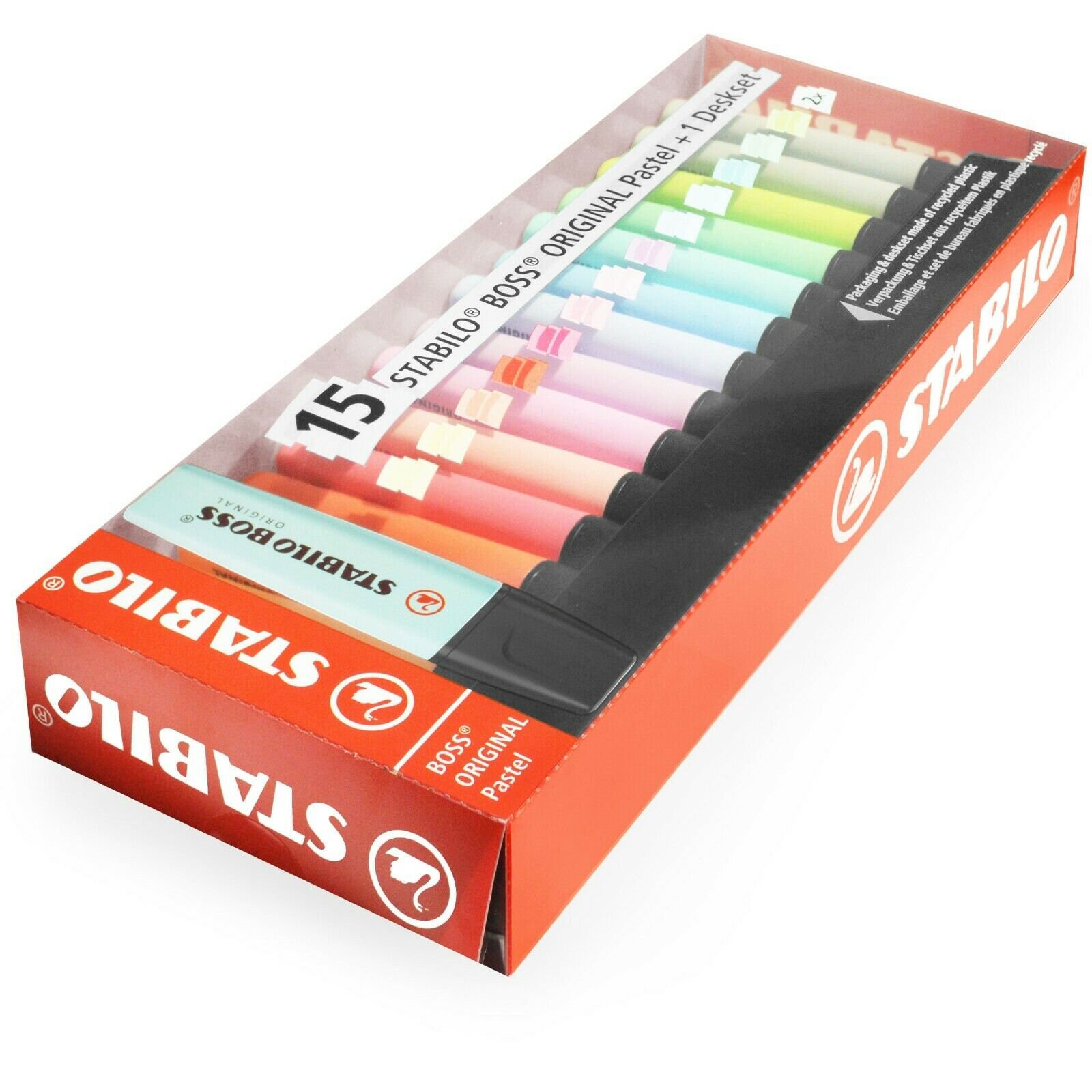 STABILO BOSS Original Pastel Highlighters Deskset de 15 Etsy