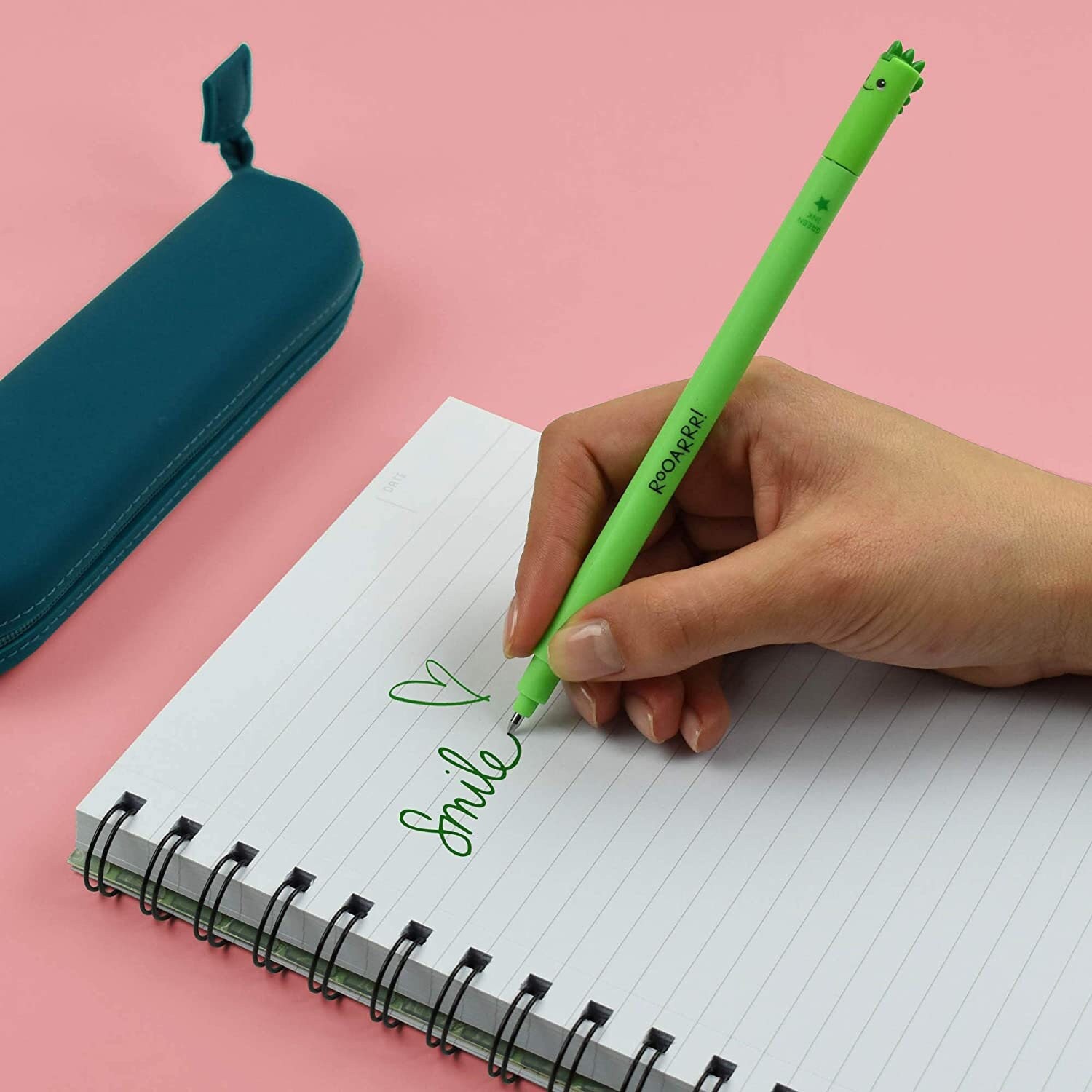 LEGAMI - Bolígrafo de gel borrable, bola en el extremo para eliminar la  tinta sin consumir el papel - Tinta Morado Termosensible, Diámetro de la  punta