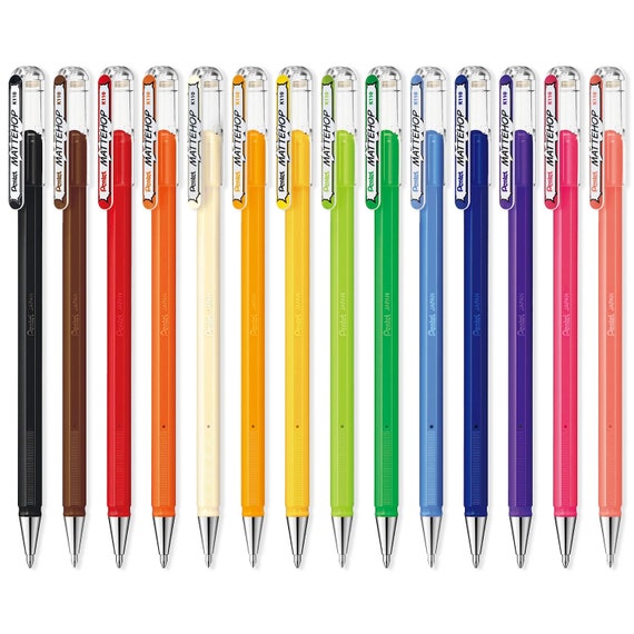 Gel Pen, Stick, Assorted Sizes, Assorted Ink and Barrel Colors, 24/Pack