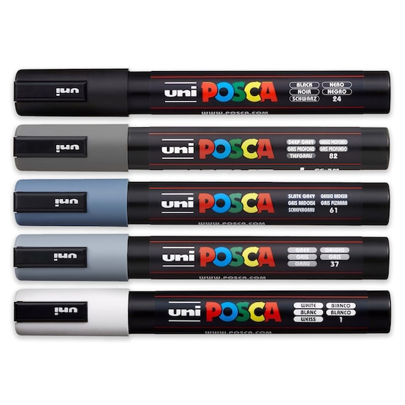 POSCA Stylos marqueurs de peinture artistique PC-5M moyens