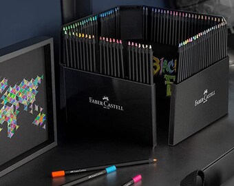 🎨 🖌 Faber-Castell Black Edition Caja Carton 50 Colores 