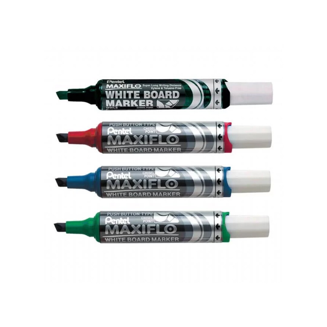 WOSWEL 60-Pack Dry Erase Markers - 12 Colors, Chisel Tip Whiteboard Pens
