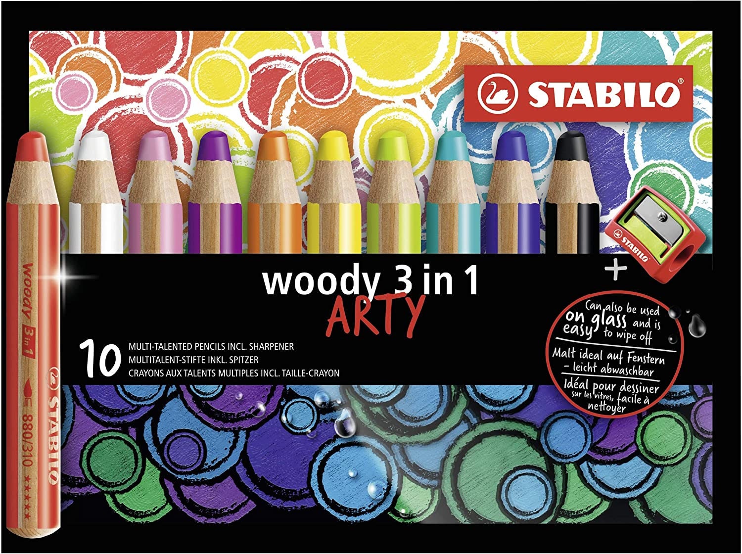 Thin Lead Colouring Pencil - STABILO Original - Assorted Tin Sizes and  Colours