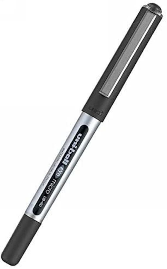 Uni-ball Eye Micro UB-150 Rollerball Pens Black, Pack of 5 