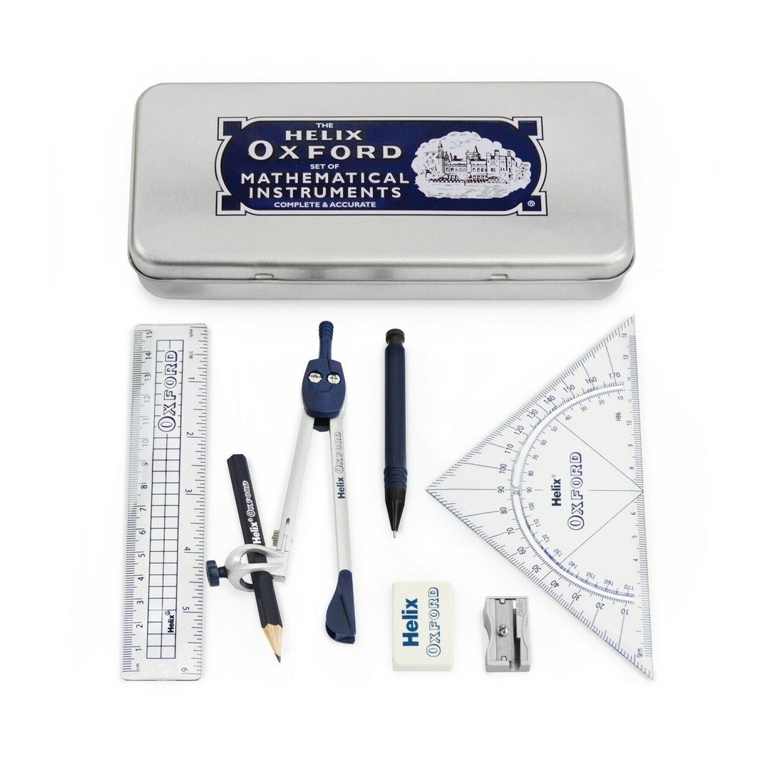 Maths Set Helix Oxford Advance Maths Geometry Exam Set 7 Piece Set in