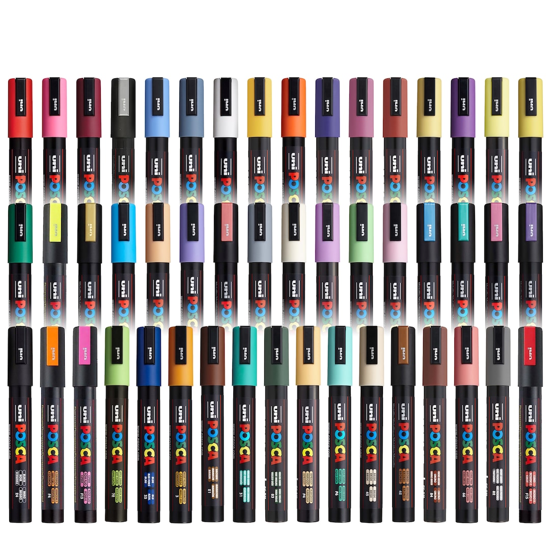 POSCA Medium PC5M Art Paint Marker Pens Drawing Drafting Etsy UK