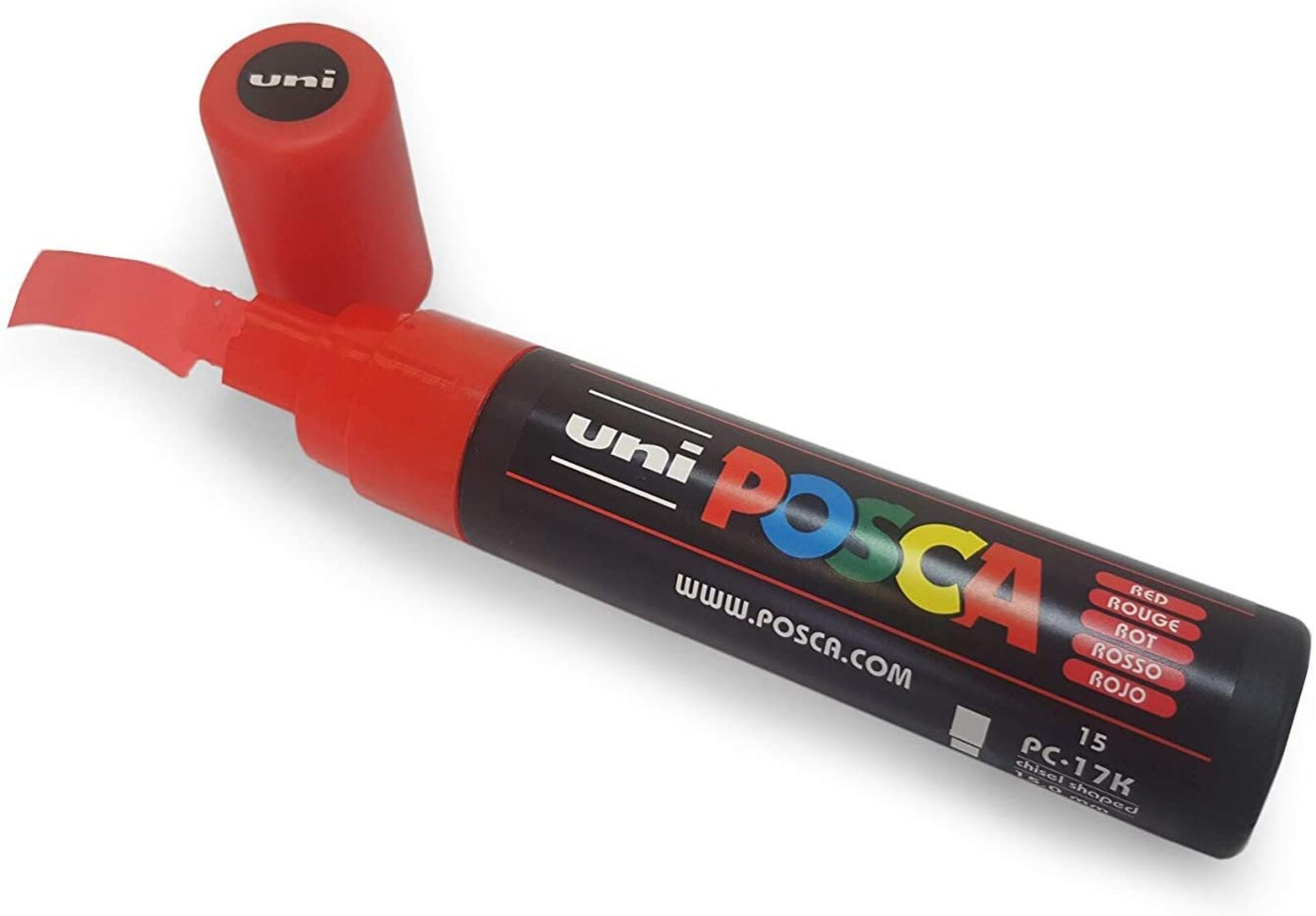 Uni Posca PC17K Paint Marker Art Glass Metal Pen XXL Chisel Etsy