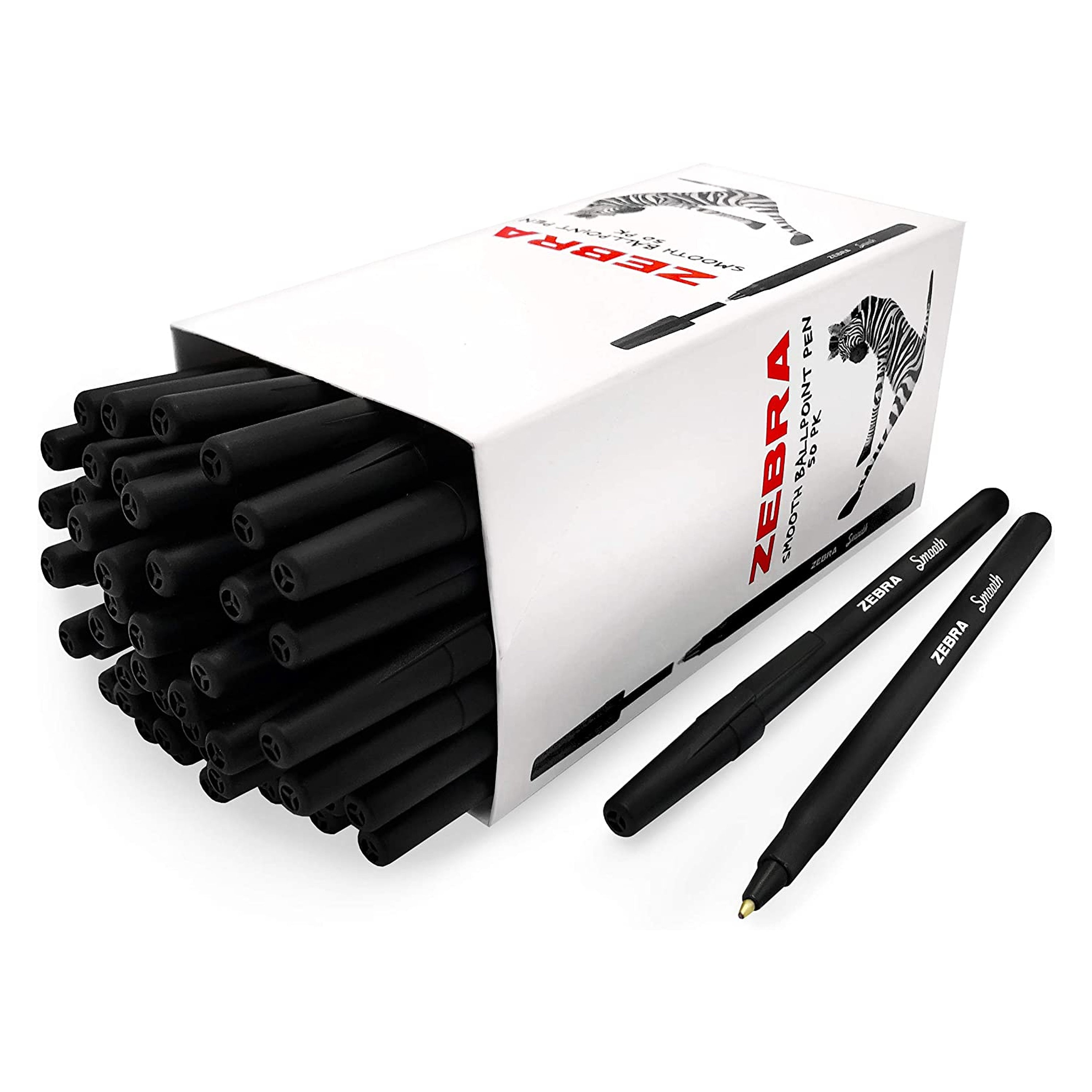 Zebra Smooth Stick Ballpoint Pens 0.7mm Nib Black Pack Etsy