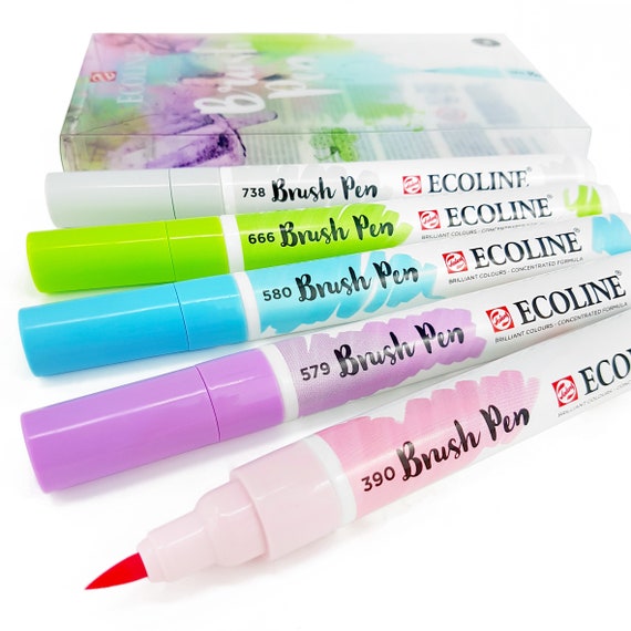liquid watercolor brush markers