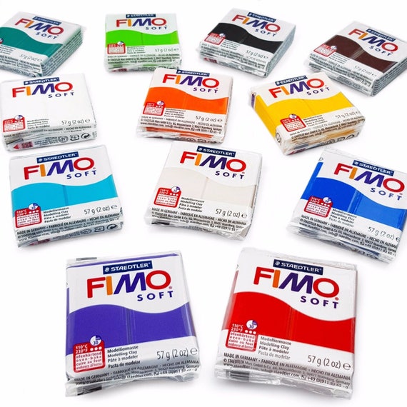 FIMO Soft Polymer Modelling Clay Starter Set of 6 x 57g Clays Starter Colours 