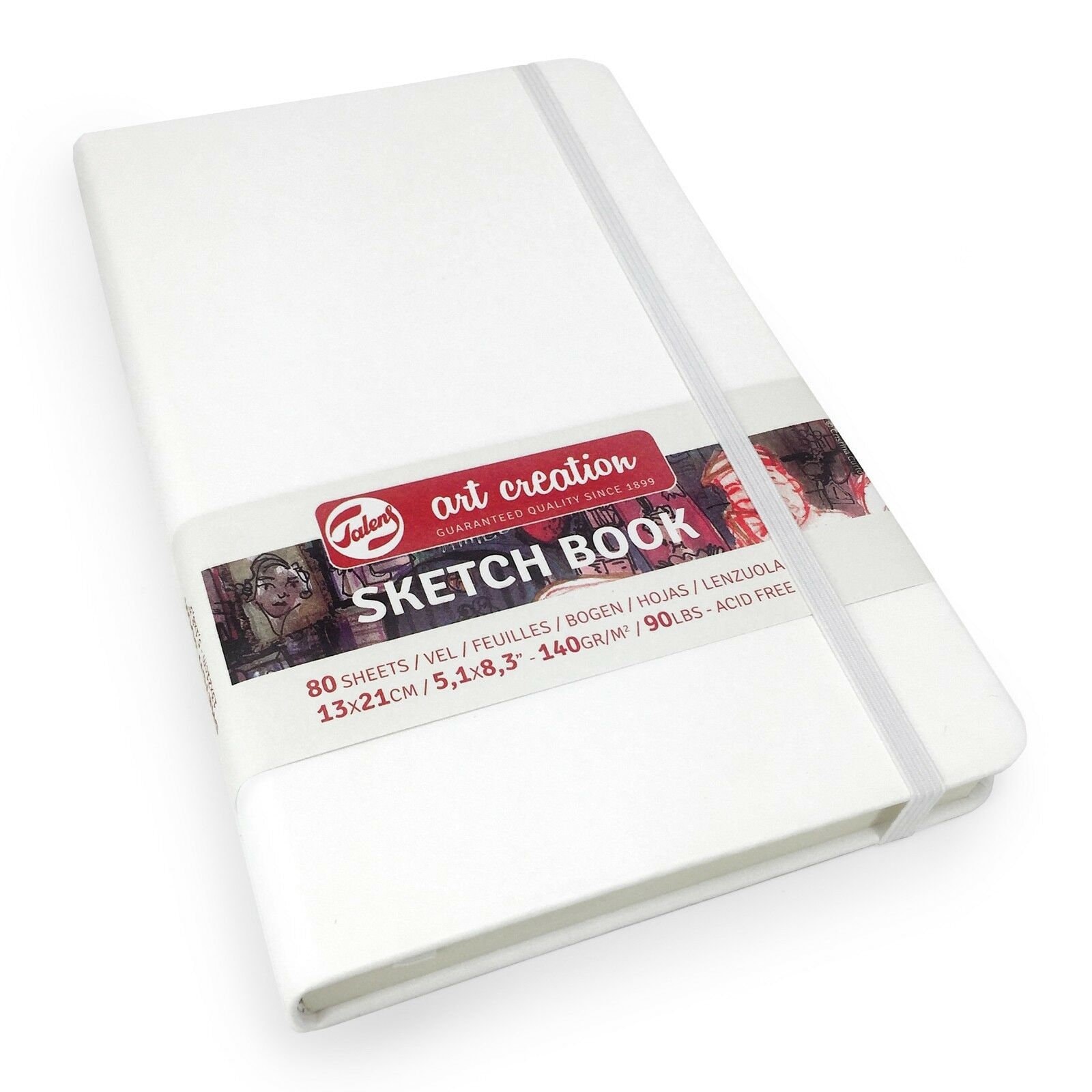 Sketchbook Pastel Violet 13 x 21 cm 140 g 80 Sheets