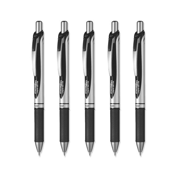 Q-CONNECT stylo bille, rétractable, 0,7 mm, pointe moyenne, noir