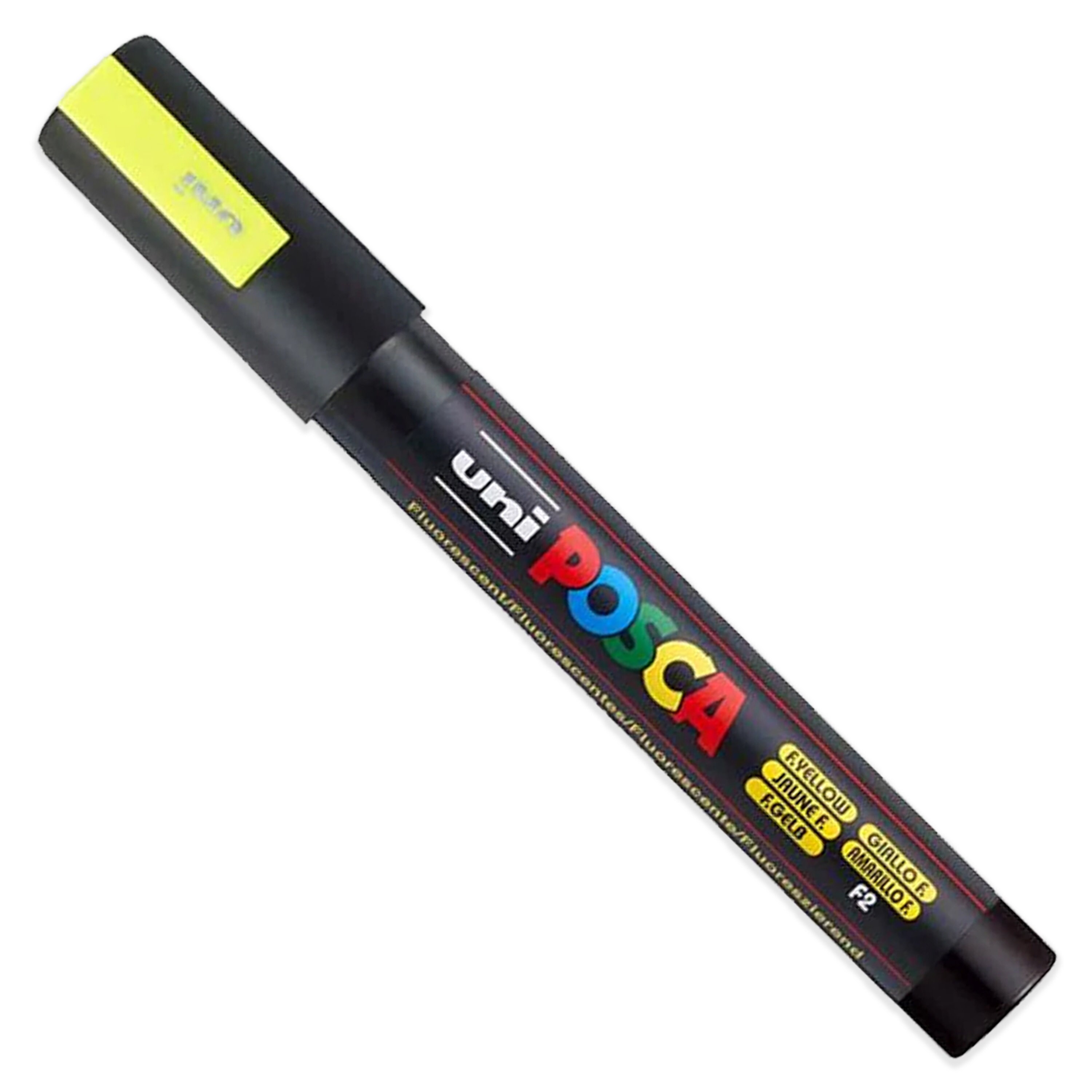 POSCA Marker PC-5M Fluorescent Yellow – MarkerPOP