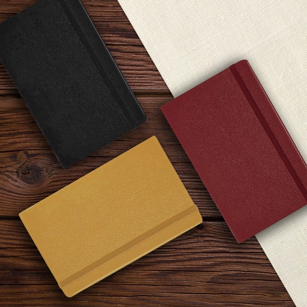 Moleskine Leather Collection Notebook | Limited Edition | Hardcover or Softcover | Assorted Colours | High Quality Lined / Ruled Note Book