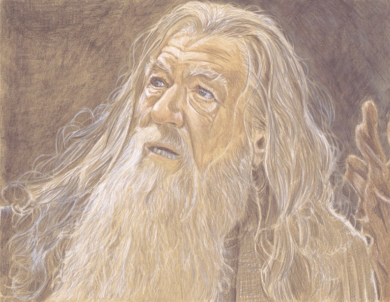 Gandalf Signed and Numbered Fine Art Print