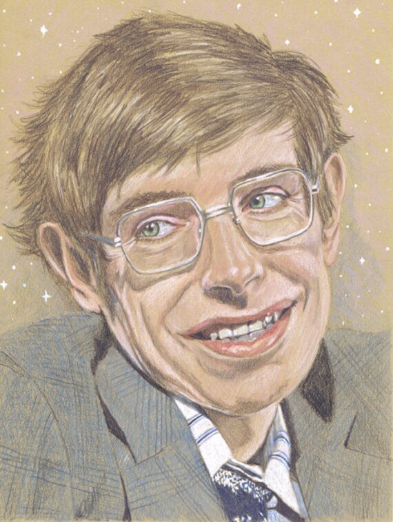 Hand Drawn Colored Pencil Fan Art Original Drawing Stephen Etsy