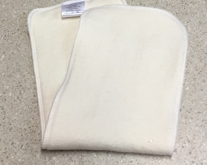 Set of Six Pocket Diaper Inserts, Cloth Diaper Inserts, Diaper Liners