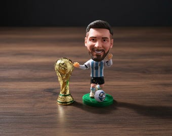 Lionel Messi Argentina World Cup Winner Collectible Action Figure