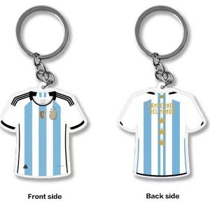 Lionel Messi World Cup Argentina National Team / Inter Miami Keyring Celebration Jersey