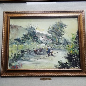 Oil painting on canvas - Aldo pironti signed