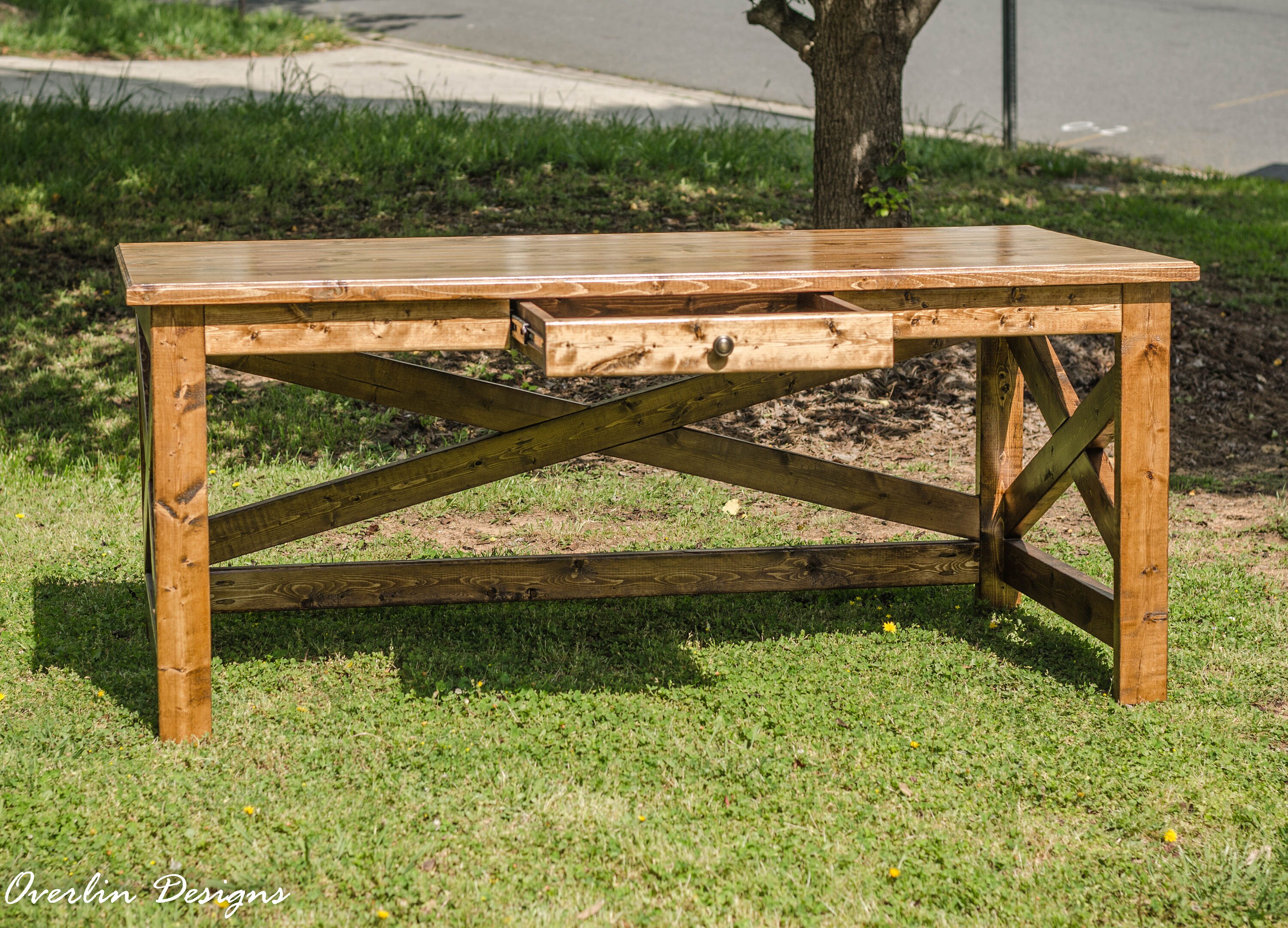 Rustic Farmhouse Desk Etsy