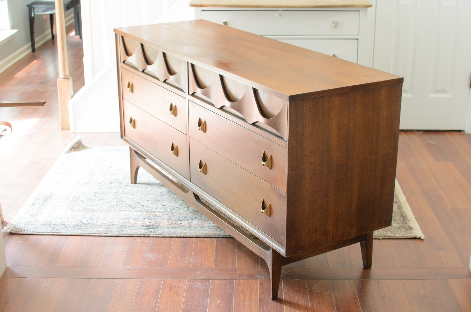 Broyhill Brasilia Dresser Mirror and Full/queen Headboard Etsy