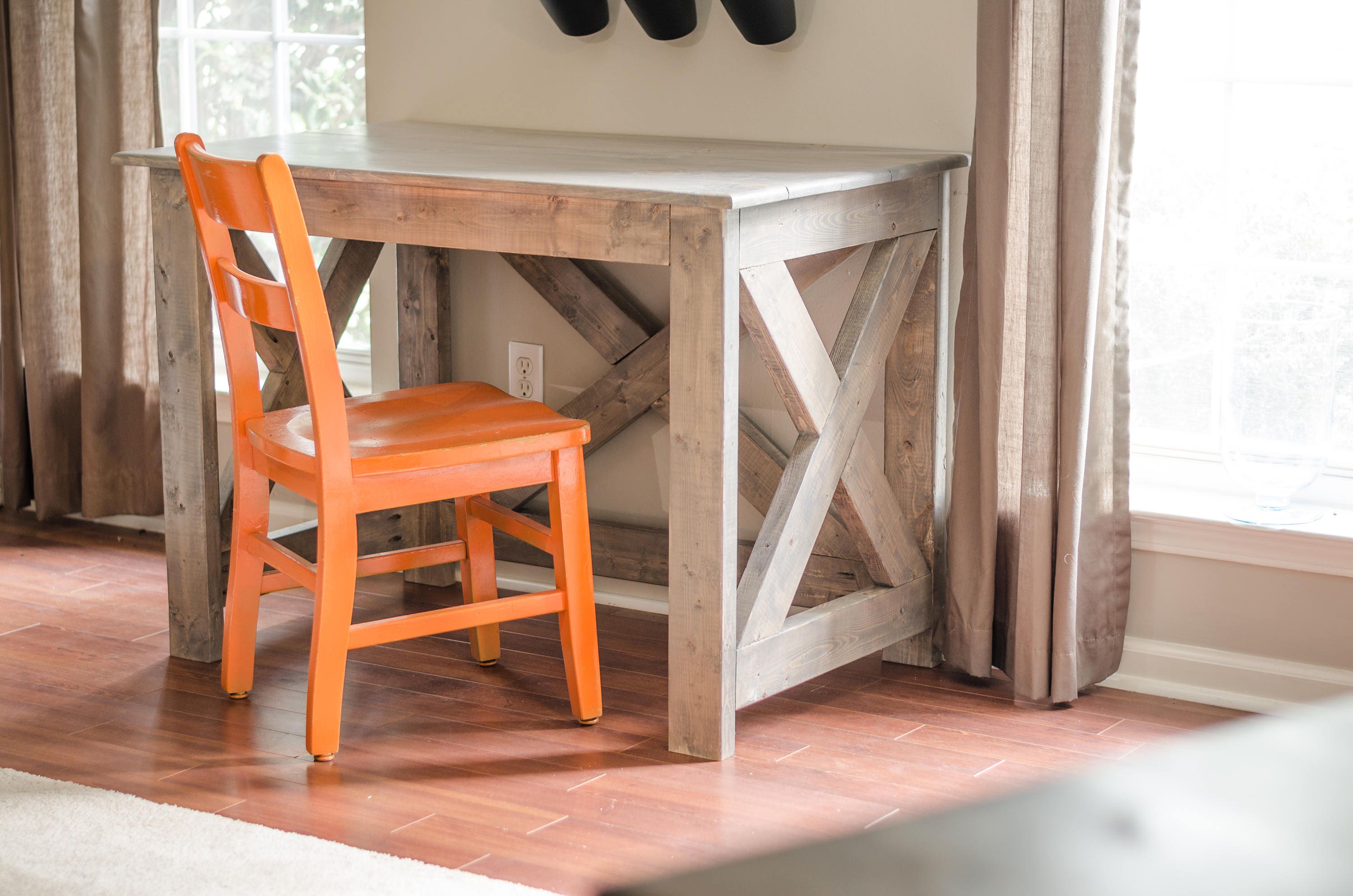Rustic Farmhouse Desk Etsy