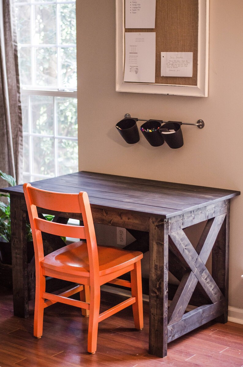 Rustic Farmhouse Desk Etsy